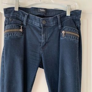 Hudson zipper jeans